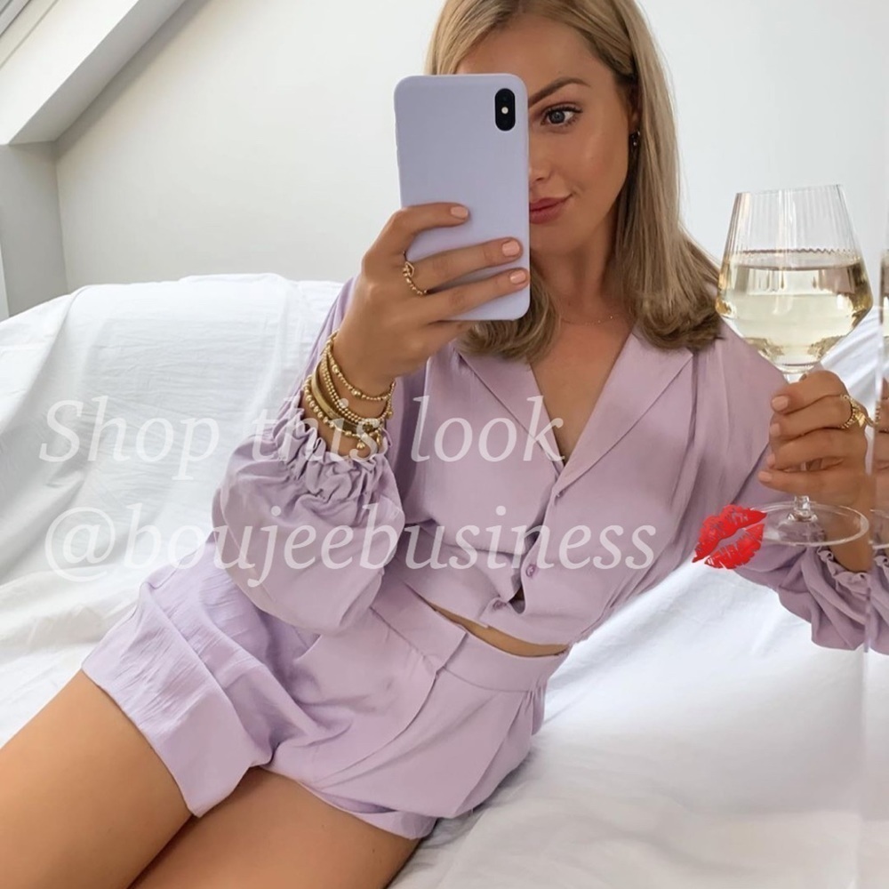 ZARA Flowy Lounge Short Set